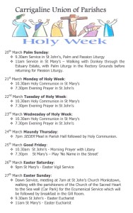 Holy week 2016
